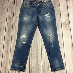 MISS ME JB5151A269 - Women's 29 Distressed Boyfriend Ankle Jeans - Waist 34”